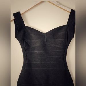 Black Silhouette Black Bodycon signature cocktail dress